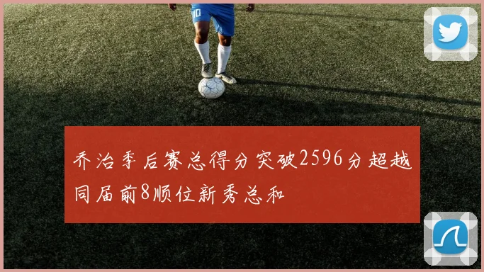 乔治季后赛总得分突破2596分超越同届前8顺位新秀总和